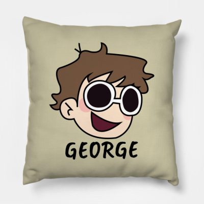 Georgenotfound Throw Pillow Official Georgenotfound Merch