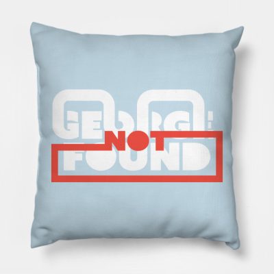 Georgenotfound Throw Pillow Official Georgenotfound Merch