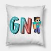 Gnf With Mc Skin Throw Pillow Official Georgenotfound Merch