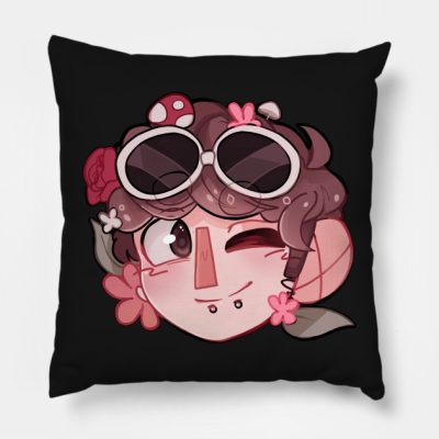 Pink Georgenotfound Throw Pillow Official Georgenotfound Merch