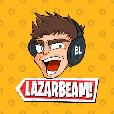 Lazarbeam Throw Pillow Official Georgenotfound Merch