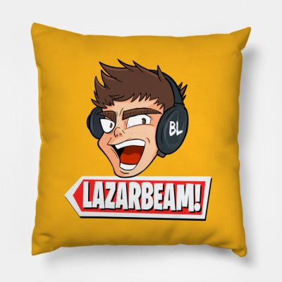 Lazarbeam Throw Pillow Official Georgenotfound Merch