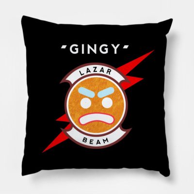 Lazarbeam Gingy Logo Throw Pillow Official Georgenotfound Merch