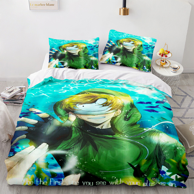 GeorgeNotFound With Dream Merch Bedding Set Single Twin Full Queen King Size Ranboo Set Aldult - GeorgeNotFound Shop