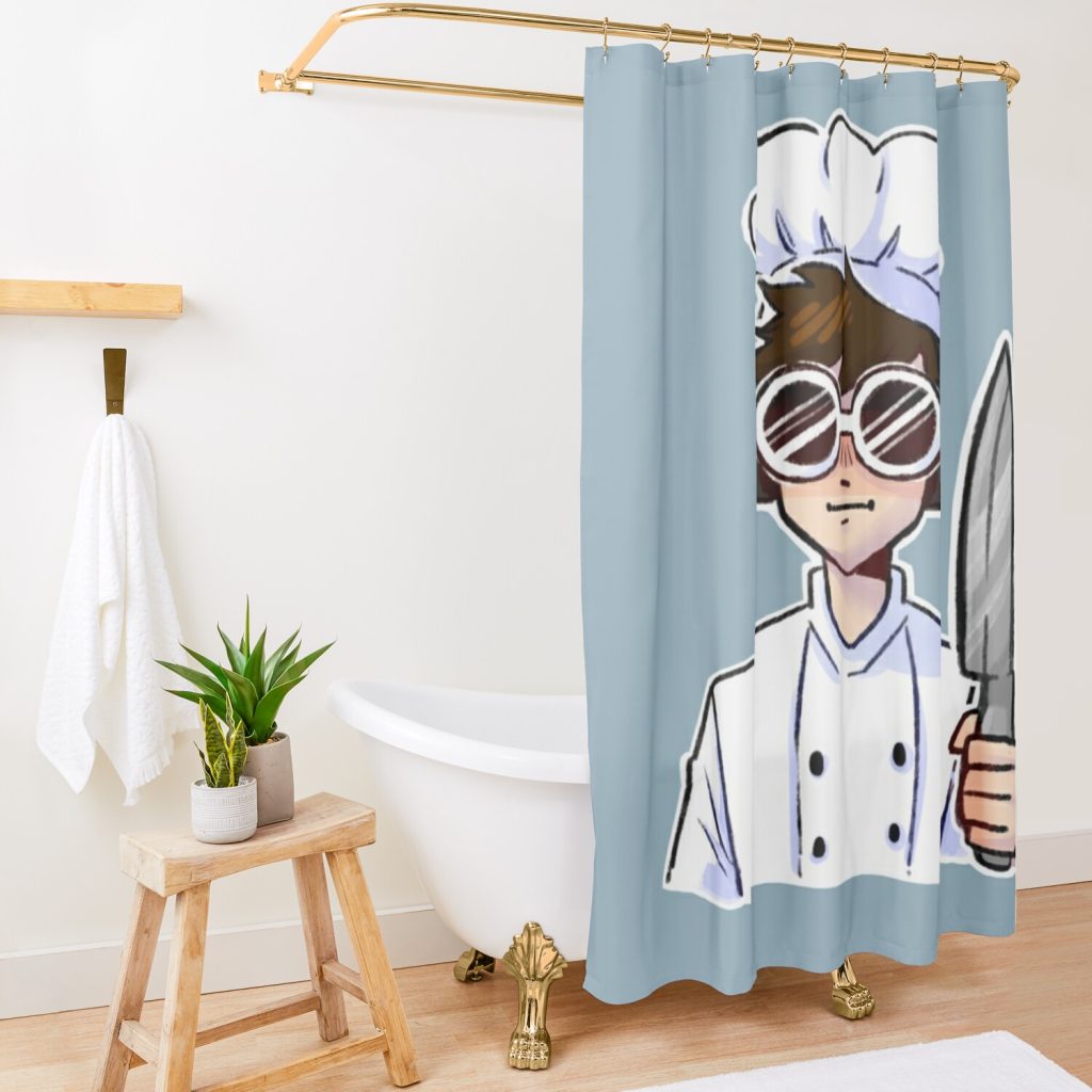 georgenotfound Shower curtain Official Haikyuu Merch