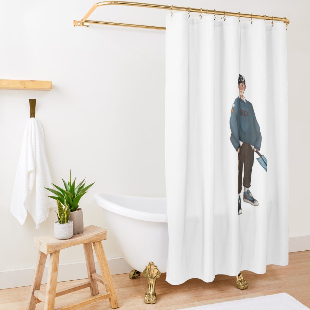 georgenotfound Shower curtain Official Haikyuu Merch